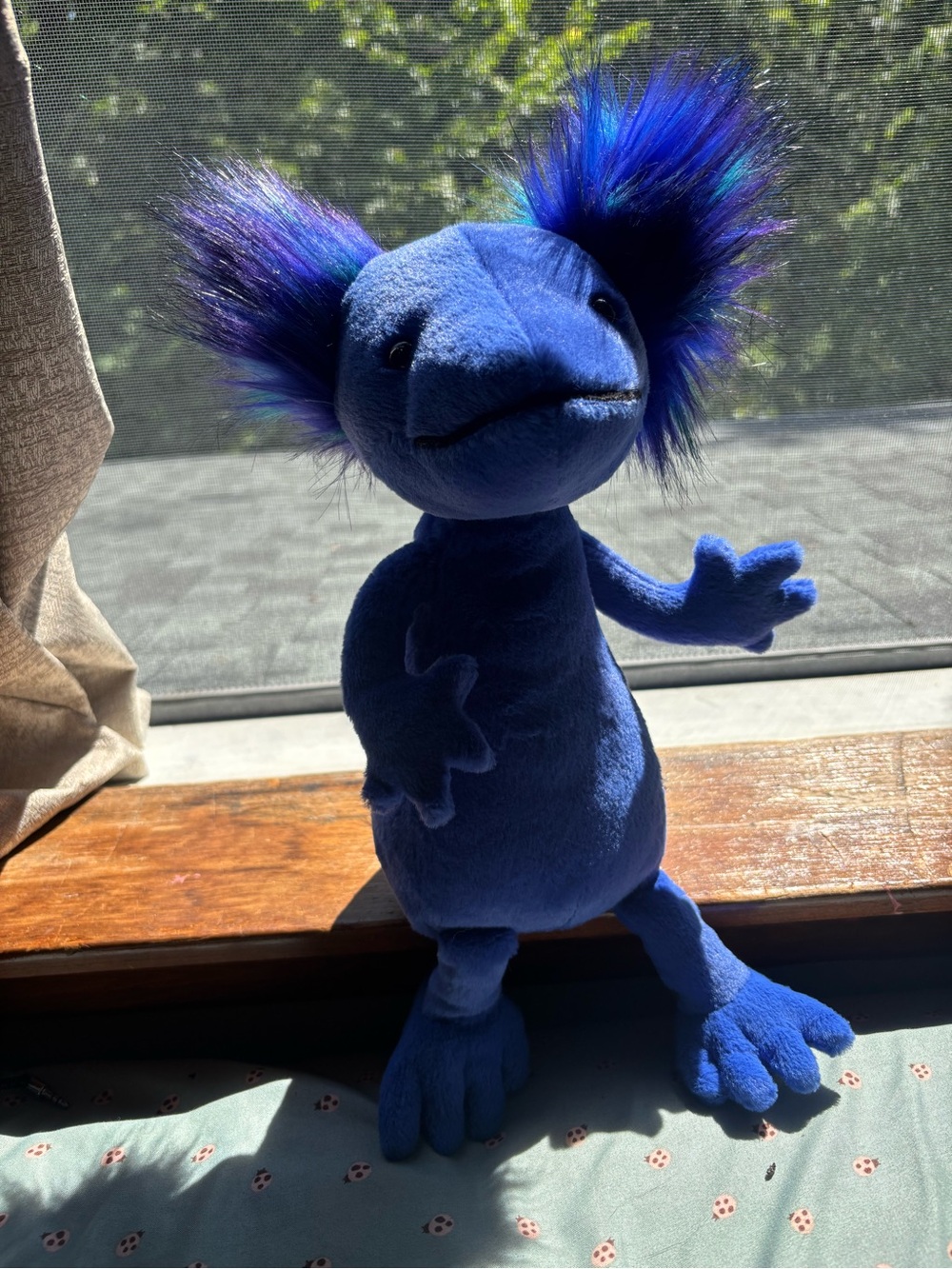 Jellycat retired blue Andie Axolotl